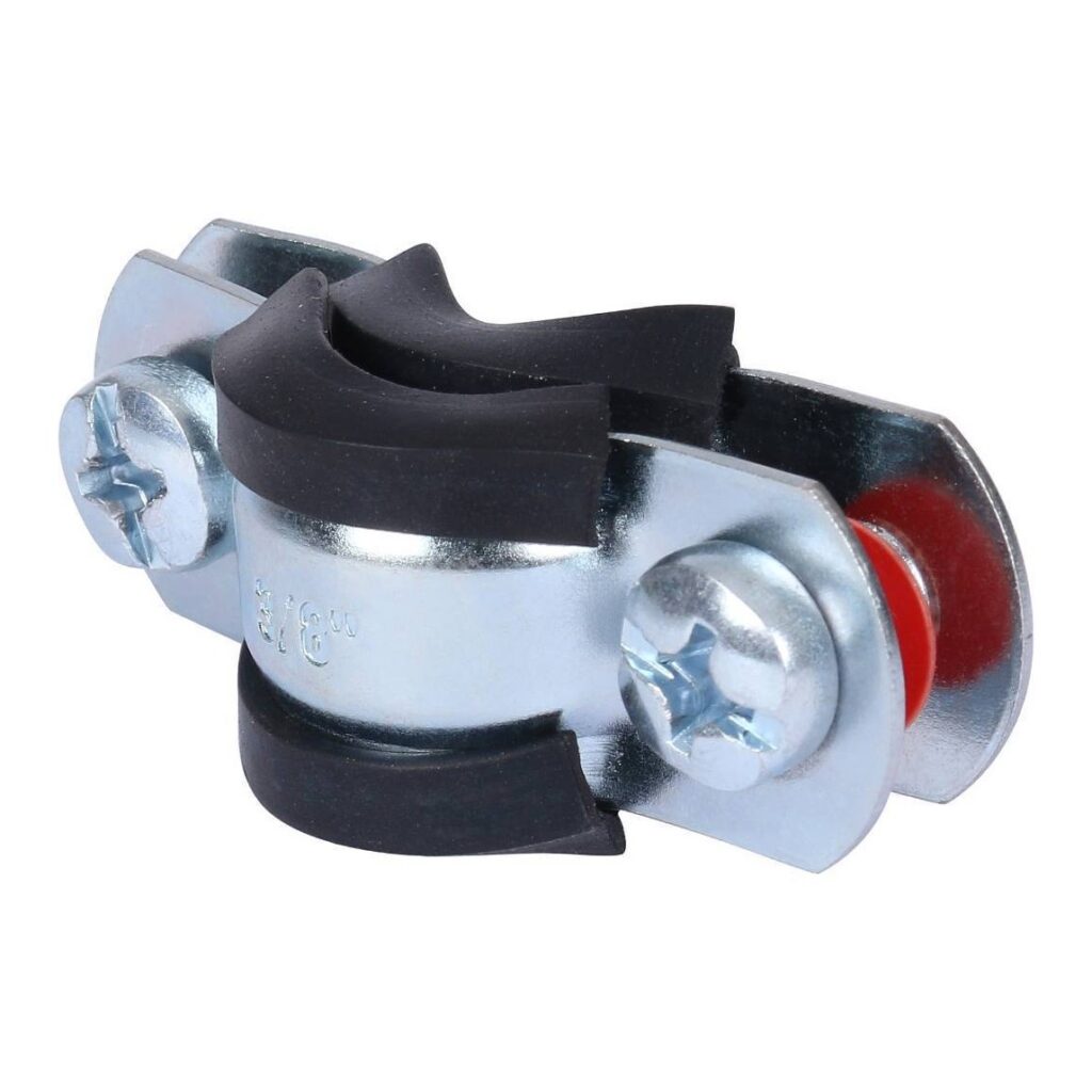 STOUT Pipe Clamp with Rubber Lining 3/8" (15-19 mm)