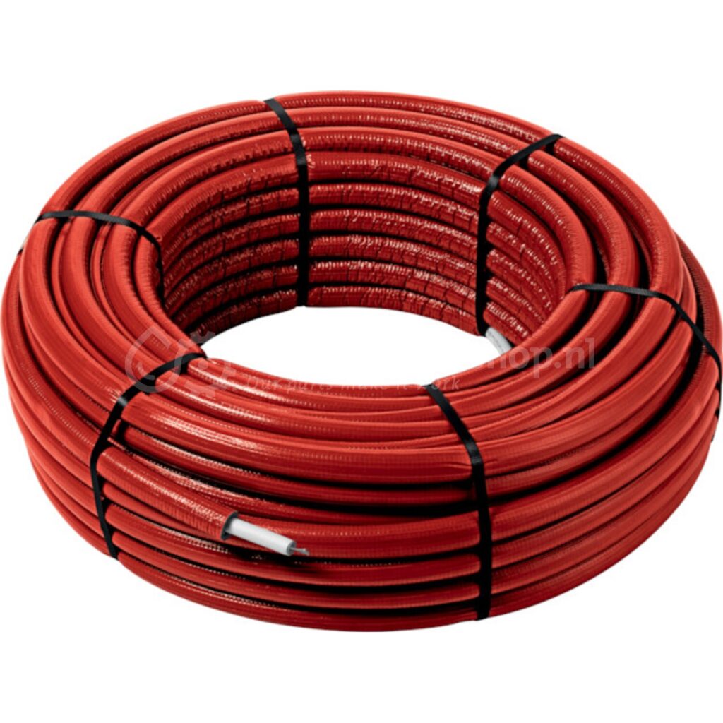 VIEGA Smartpress/Pexfit Pro კომპოზიტური მილი 16 x 2.0 mm, წითელი იზოლაცია, PE-Xc/Al/PE-Xc, Art. 751401