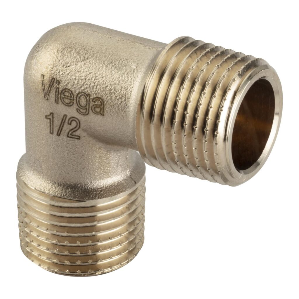 Viega Rotguss მუხლი 90° 1/2" გარე ხრახნით
