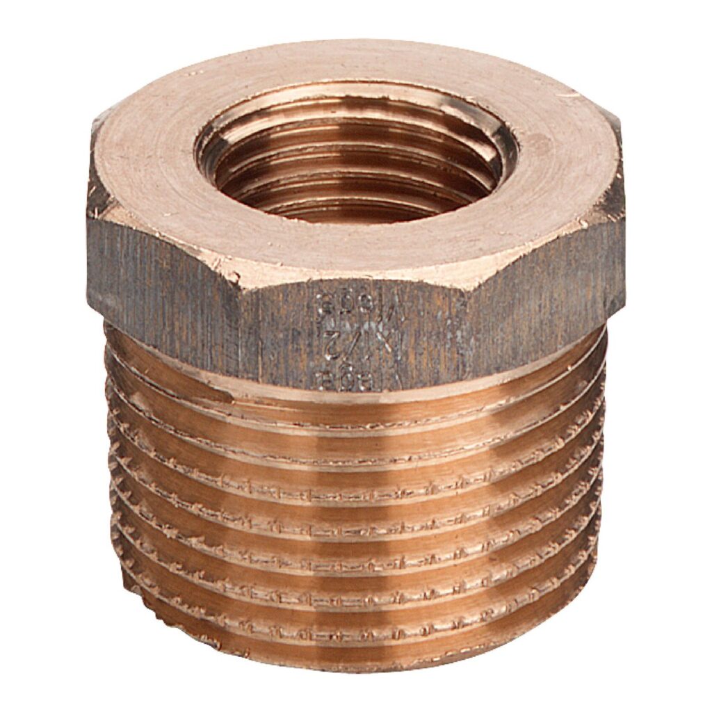 Viega Rotguss რედუქცია 1" x 1/2" გარე x შიდა ხრახნი